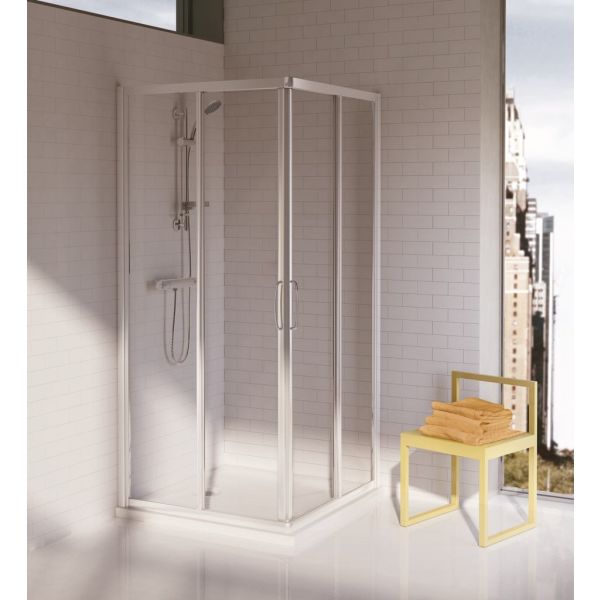 TIPICA Sprchovací kút rohový vstup štvorec 80x80 cm, T2378YB