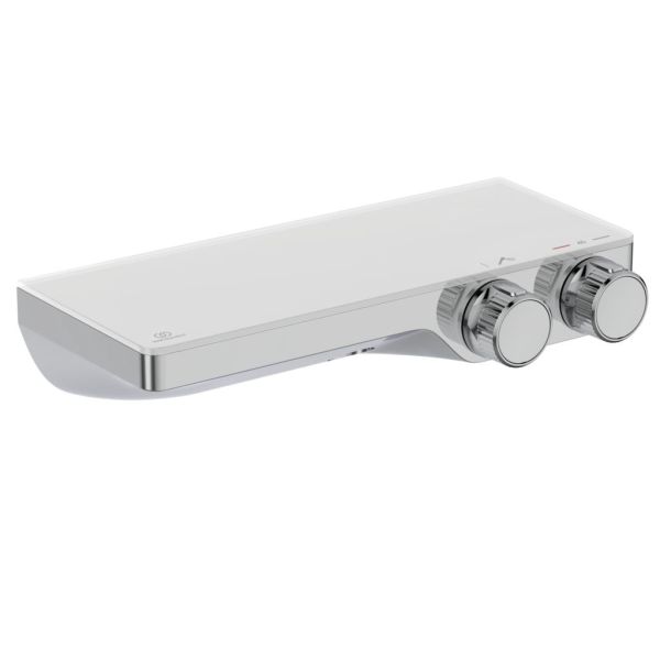 CERATHERM S200 Sprchová nástenná termostatická batéria s poličkou, A7329AA