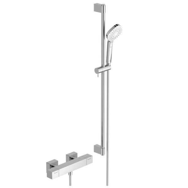 CERATHERM C100 sprchová termostatická batéria nástenná so sprchovou kombináciou, A7536AA