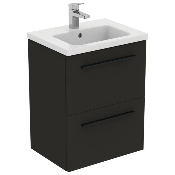 I.LIFE S Skrinka pod umývadlo 50 cm, farba matná uhľovo sivá, T5291NV