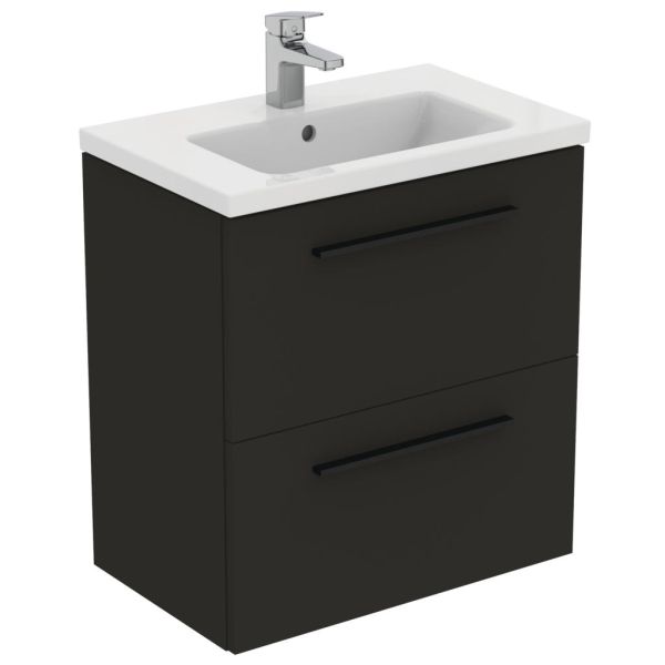 I.LIFE S Skrinka pod umývadlo 60 cm, farba matná uhľovo sivá, T5293NV