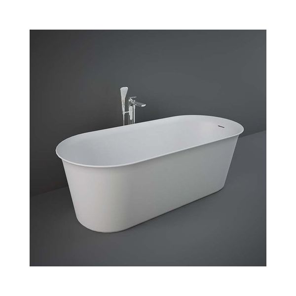 RAK VALET Voľne stojaca vaňa 170x75 cm, matná biela/matná biela, VALBT17075.500