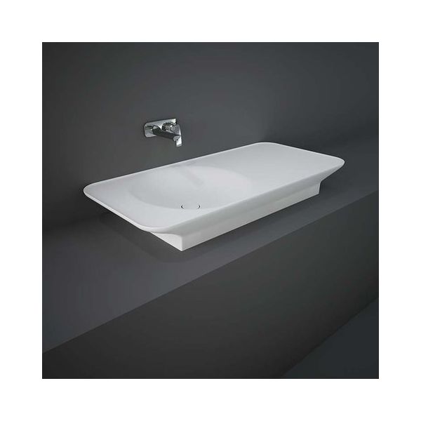 RAK VALET Umývadlo 112x50,5 cm, s odkladacou plochou vpravo,  VALWB11200.500