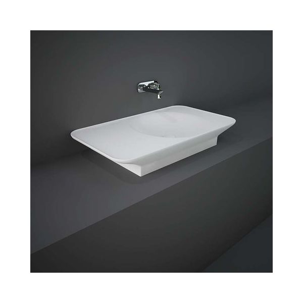 RAK VALET Umývadlo 92x50,5 cm, s odkladacou plochou vľavo,  VALWB09300.500