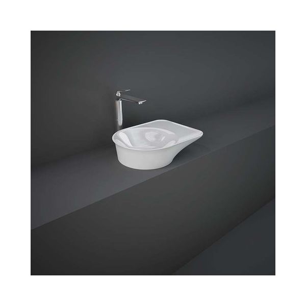 RAK VALET Umývadlo 48x36 cm, s odkladacou plochou vpravo,  VALCT4800AWHA