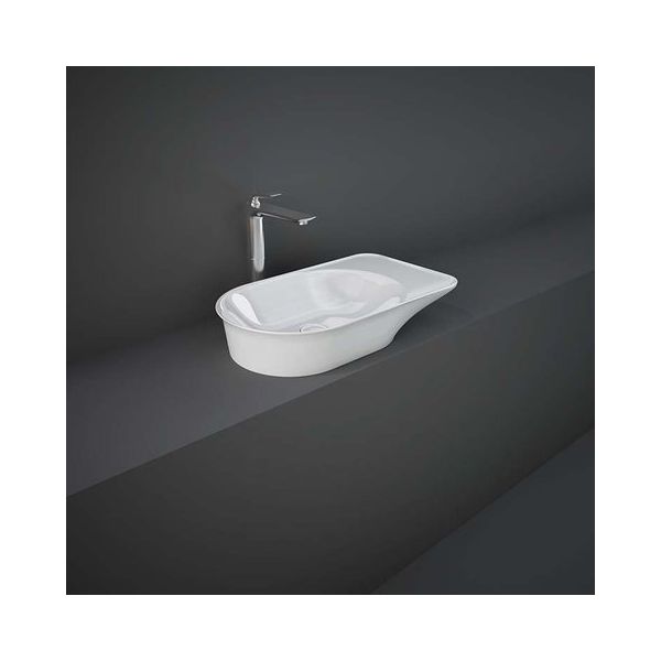 RAK VALET Umývadlo 64x36 cm, s odkladacou plochou vpravo,  VALCT6400AWHA