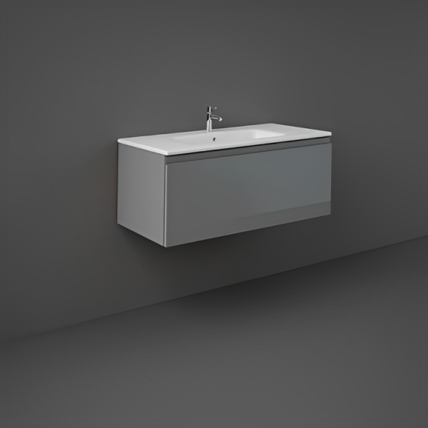 RAK JOY UNO Skrinka 100x40 cm pod umývadlo bez hornej dosky, UNOWH100UGY