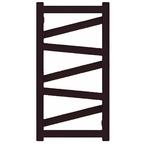 TERMA VIPERA radiátor 40x75 cm, vonkajšie pripojenie 360 mm, VIP4075