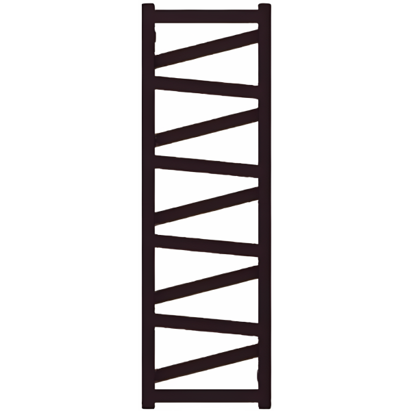 TERMA VIPERA radiátor 40x123 cm, vonkajšie pripojenie 360 mm, VIP40123