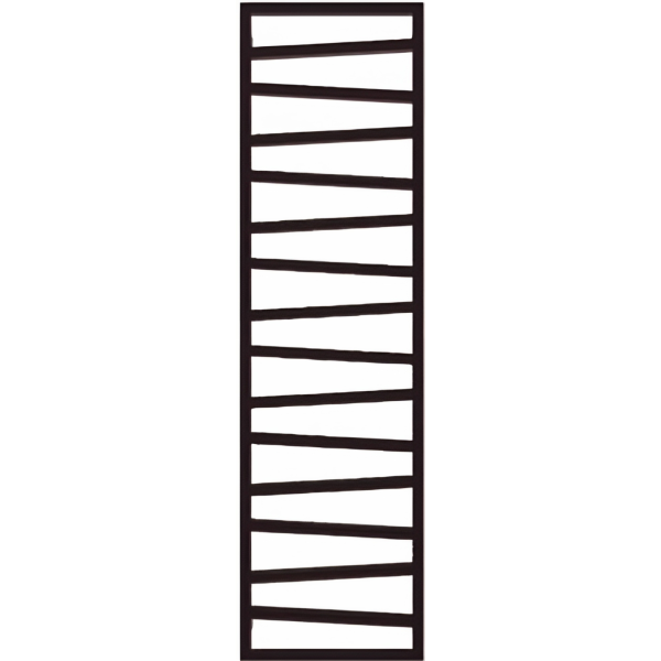 TERMA ZIG ZAG radiátor 50x178 cm, vonkajšie pripojenie 470 mm, ZIG50178