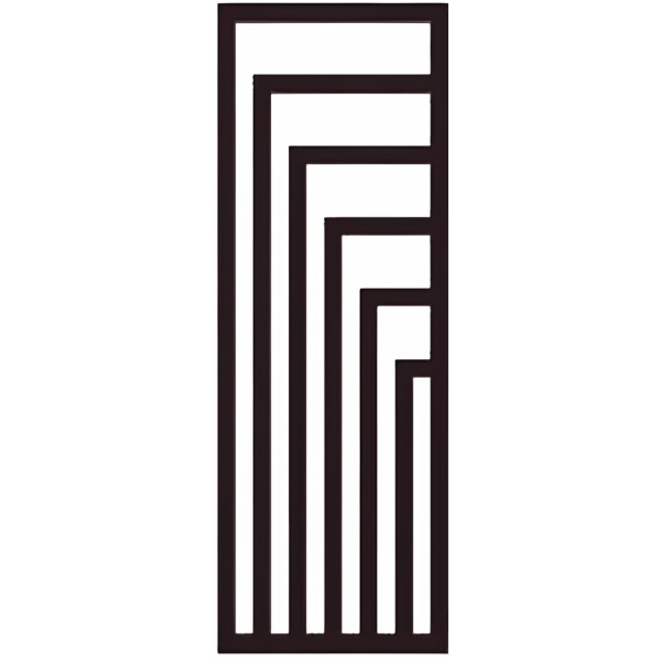 TERMA ANGUS radiátor 52x146 cm, vonkajšie pripojenie 480 mm, ANG52146