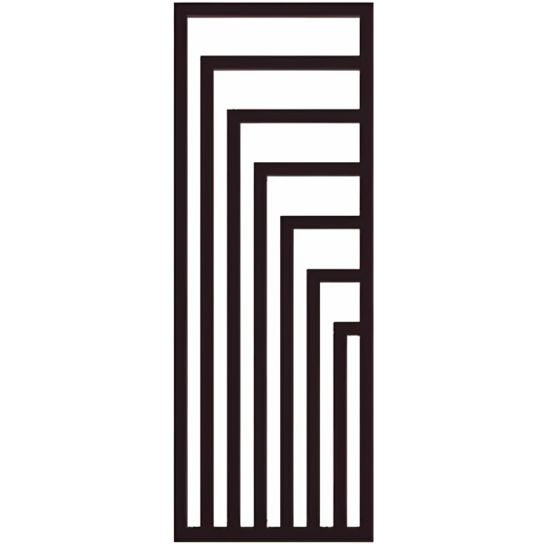 TERMA ANGUS radiátor 60x162 cm, vonkajšie pripojenie 560 mm, ANG60162