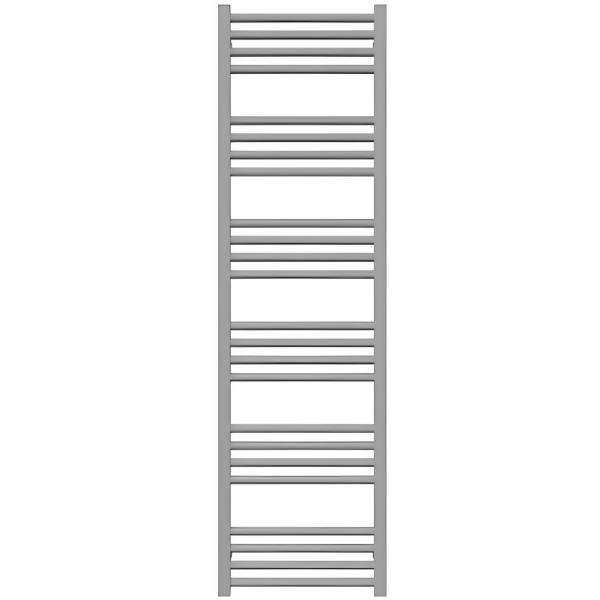 TERMA FIONA radiátor 40x138 cm, vonkajšie pripojenie 370 mm, chróm, FIO40138.CR