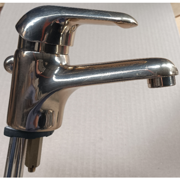 CERALUX umývadlová batéria s odpadovou garnitúrou a pevnými medenými trubkami, CERALUX