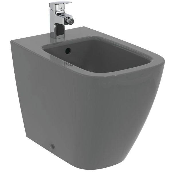 I.LIFE B bidet stacionárny, farba šedá lesklá, T461758