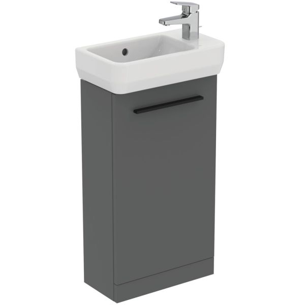 I.LIFE S Skrinka pod umývadielko stojacia 41 cm, farba svetlo sivá, T5005NG