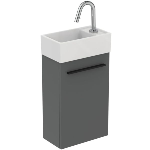 I.LIFE S Skrinka pod umývadielko Tempo 37 cm, farba matná sivý kremeň, T5302NG