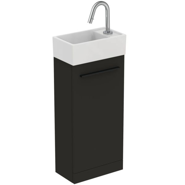 I.LIFE S Skrinka stojacia pod umývadielko Tempo 37 cm, farba matná uhľovo sivá, T5303NV