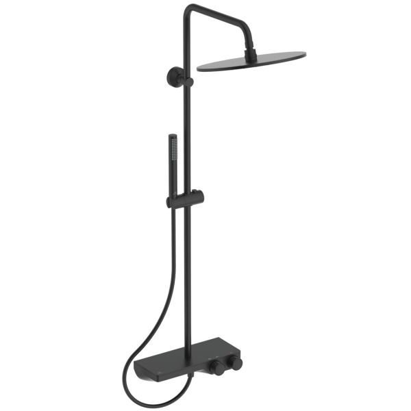 CERATHERM S200 Sprchový systém s termostatickou batériou s poličkou, A7631XG