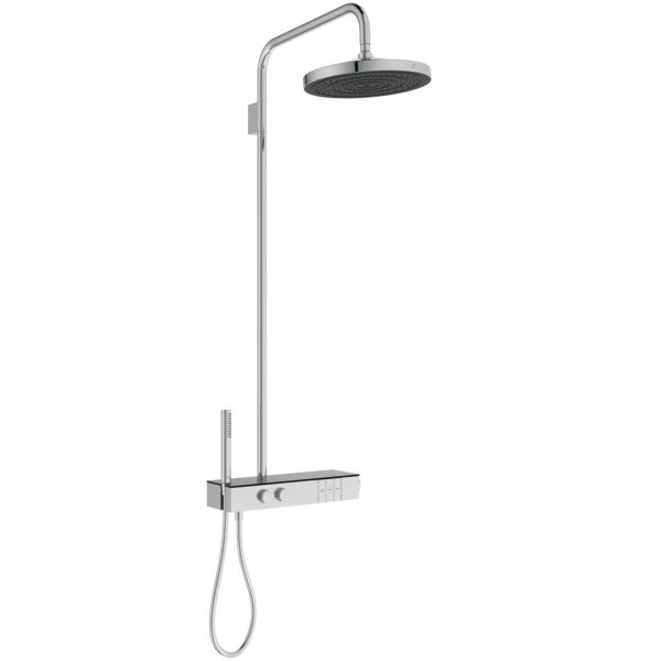 CERATHERM Solos Sprchový systém s termostatickou batériou s poličkou, A7884AA