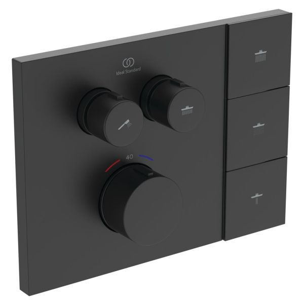 CERATHERM NAVIGO SOLOS Sprchová termostatická podomietková batéria, diel 2 pre 3-funkčnú hlavovú sprchu, A7894XG