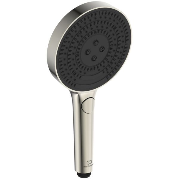 IDEALRAIN SOLOS 3-funkčná ručná sprcha Ø130 mm, farba ušľachtilá oceľ, A7896GN
