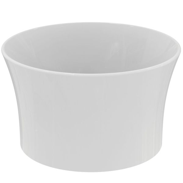 LA DOLCE VITA Umývadlo kruhová 34 cm, na dosku, farba biela lesklá, E271701