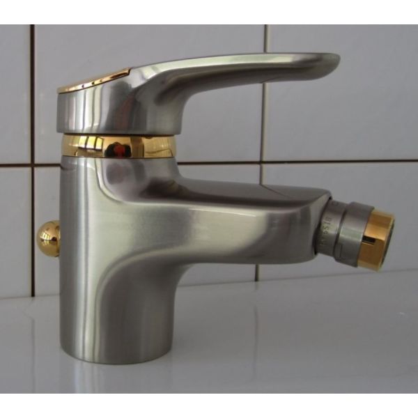 CERARON Bidetová batéria s odpadovou garnitúrou a pevnými medenými trubkami, A1129CH