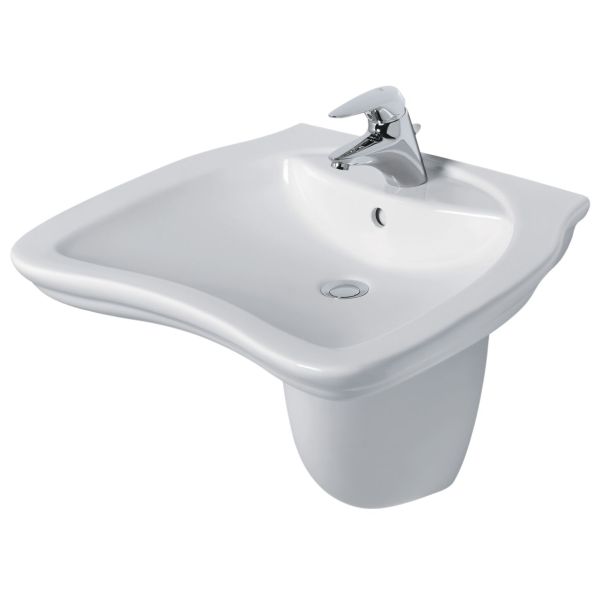 SANREMO Umývadlo pro telesné postihnutých 65x55 cm, s prepadovým otvorom, E765101