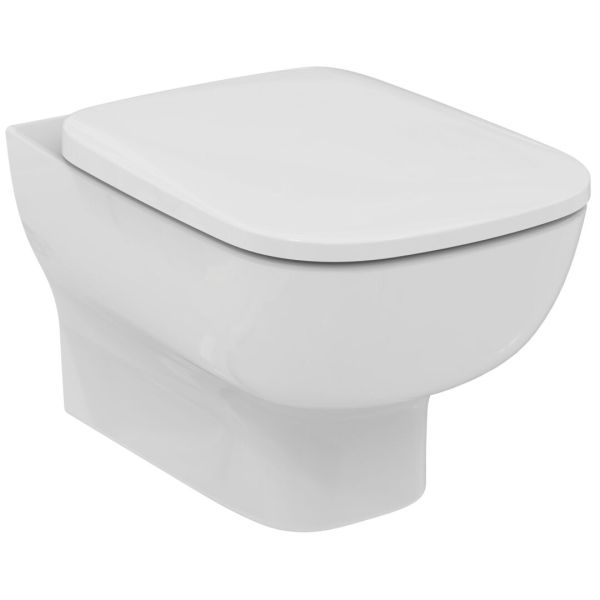 ESEDRA WC závesné, aquablade 56x36,5 cm, T386001  + WC sedadlo soft-close, T318101