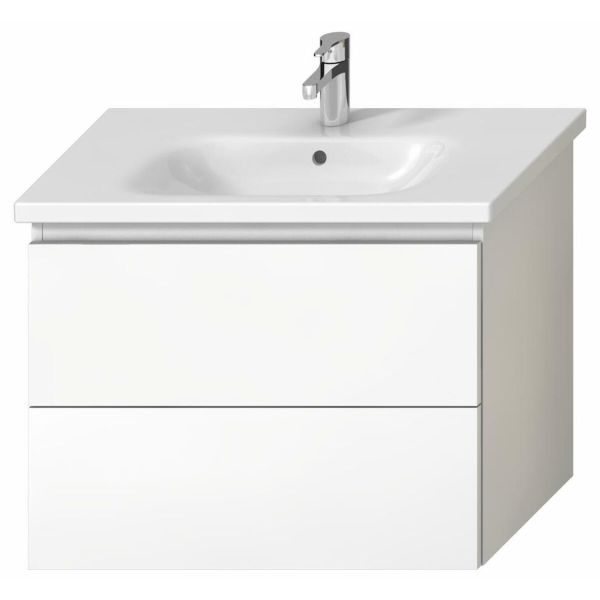 LAUFEN BASAL Skrinka pod umývadlo, 2 zásuvky, pre umývadlo H8127160001311, 760x448x588 mm, Biela, H40N7164015001