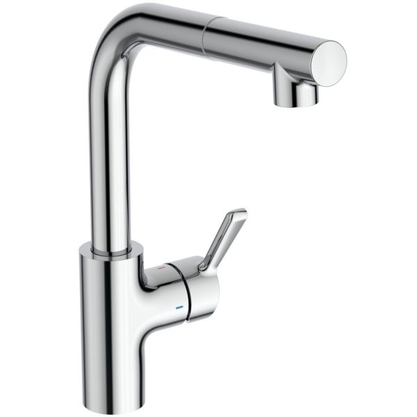 CERALIFE Drezová batéria s vysokým vývodom a vyťahovacím perlátorom, BE243AA