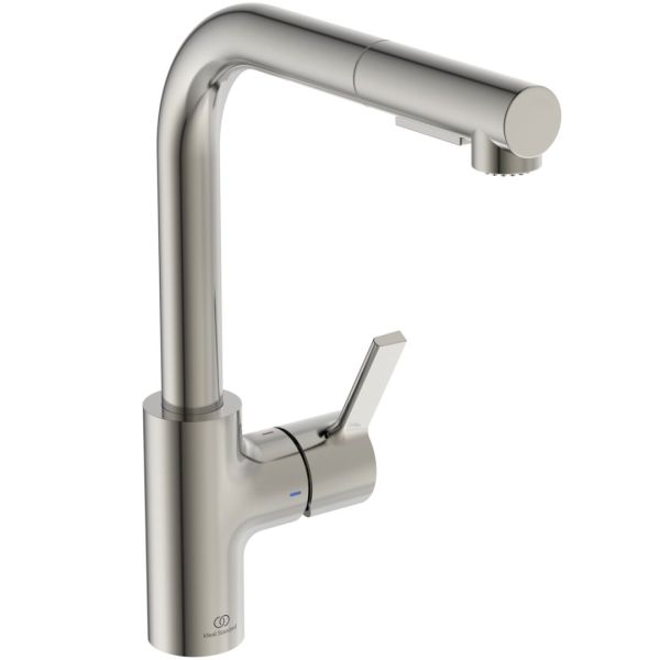 GUSTO Drezová batéria vysoká otočná s vyťahovacím perlátorom, BD420GN