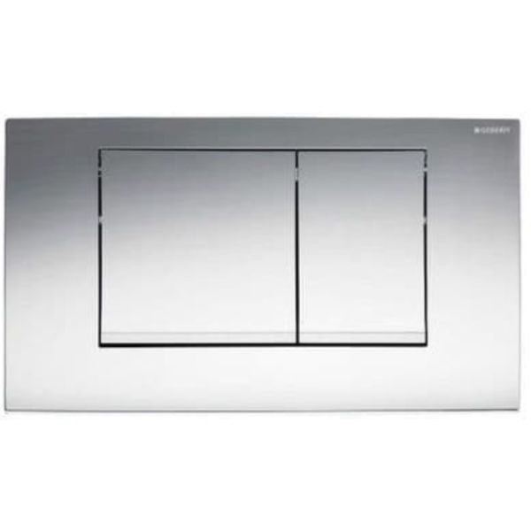 GEBERIT TWINLINE30 dvojtlačítko, lesklý/matný chróm, 115.899.KH.1