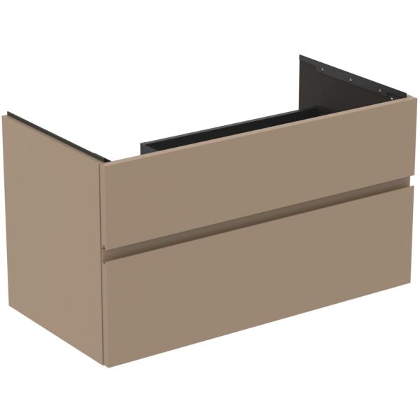 LA DOLCE VITA  Umývadlová skrinka 100 cm, šírka 50,5 cm, 2 zásuvková, asymetrická pre umývadlo ľavé,  E3445UP