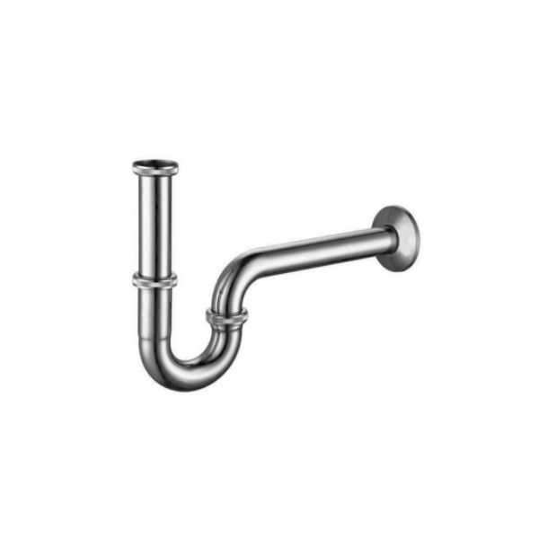 Sifón pre umývadla kovový U-tvar 5/4", MSO, CH14