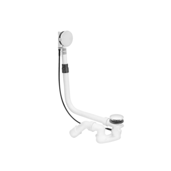 Bette Vaňový zápachový uzáver s mechanickým ovládaním (sifón), Ø 52mm, 725 mm, DN40/50, Biela, B602-000