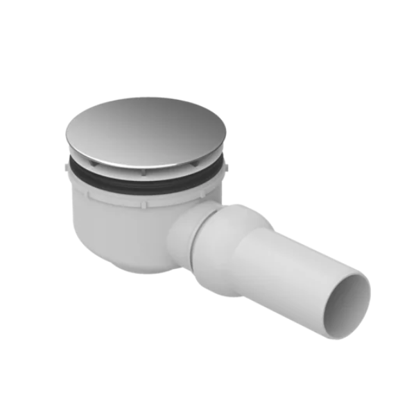 BetteCompact Vaničkový zápachový uzáver (sifón) s priemerom odtoku Ø90 mm, DN40/50, Chróm, B637-901