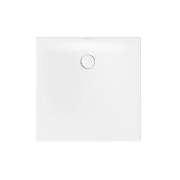 BetteFloor Side sprchová vanička z glazovanej titánovej ocele 900x900x30 mm, Biela, 3381-000T1