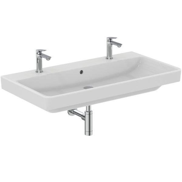 I.LIFE B Umývadlo 102x54 cm, s dvoma otvormi pre batériu, T683101