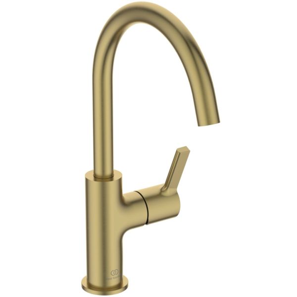 JOY Umývadlová batéria s vysokým otočným vývodom, bez odpadovej garnitúry a flexibilnými hadicami, BC778A2