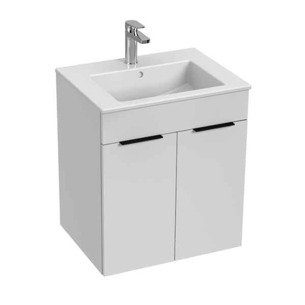 JIKA Cube Skrinka, 2 dveře, vr. umývadla 550x430 mm, H453611