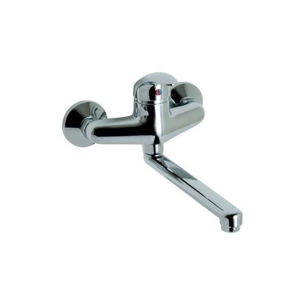 JIKA Lyra Plus Umývadlová nástenná páková batéria, otočné ramienko 210 mm, chróm, H3512770042101