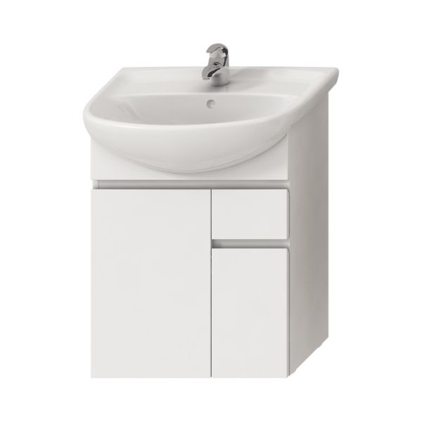 JIKA Lyra Plus Skrinka pre umývadlo 600 mm, 2 dvere, 1 zásuvka, H453122