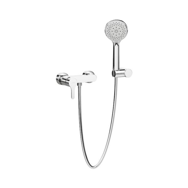 JIKA Mio Sprchová nástenná páková batéria so sprchovou sadou, chróm, H3311V70041311