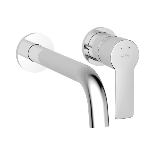 JIKA PONTA STYLE Umývadlová podomietková batéria, kompletná: mosadzné teleso + vrchná sada, Mix Start, Chróm, H3112H60041201