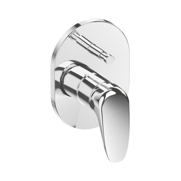 JIKA DEEP BY JIKA Vaňová podomietková batéria s prepínačom, Chróm, H3211U60040001