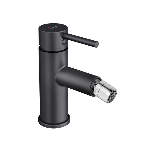 JIKA MIO STYLE Bidetová stojanková batéria, bez výpuste, Čierna matná, H3412F17161101