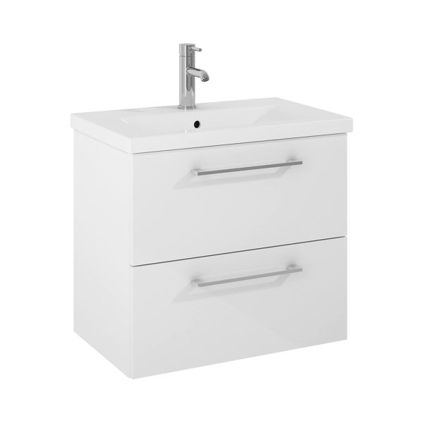 JIKA PONTA Skrinka pod umývadlo 600 mm, 2 zásuvky, 386x600x530 mm, Biela, H40J5224025001