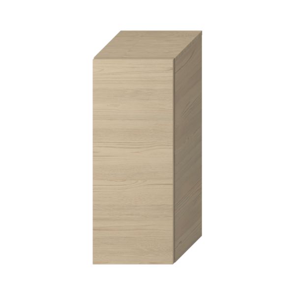 JIKA MIO Stredná skrinka, 1 dvere ľavé/pravé, 2 sklenené police, 321x319x810 mm, Jaseň, H43J7111303421